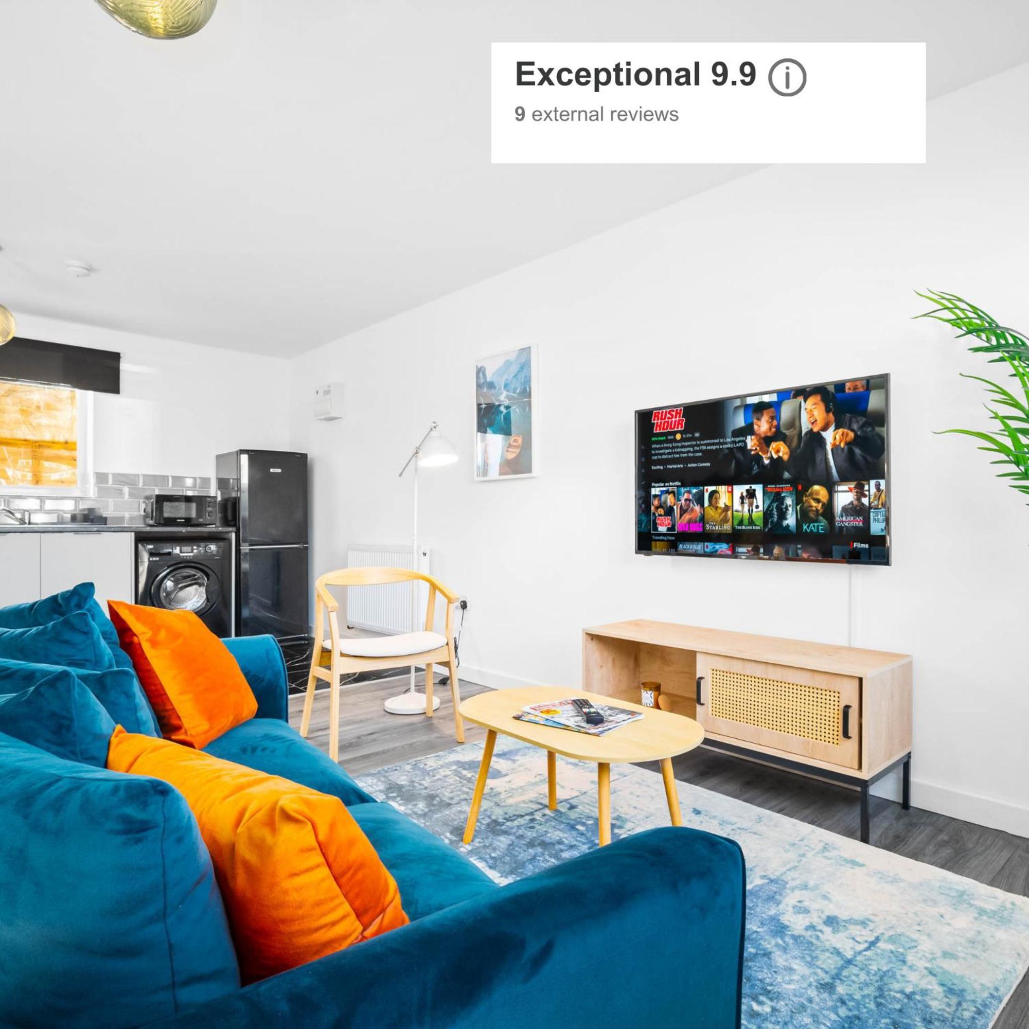 Modern Apartment - Cradley Heath - Top Rated - Netflix - Wifi - 1Mh Smethwick Εξωτερικό φωτογραφία